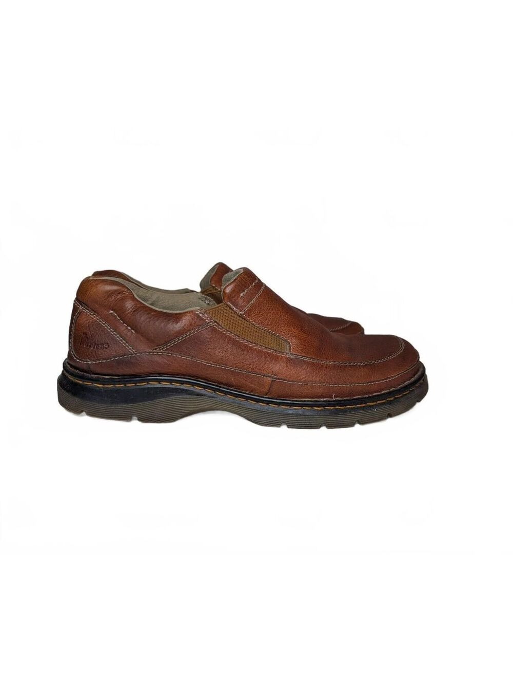 VTG Dr. Martens Orson Brown Leather Slip-On Loafer Shoes Size 13 US